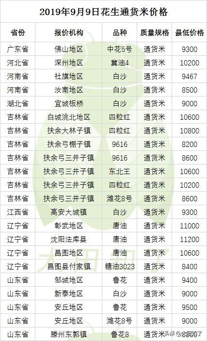 花生米價格最新行情深度分析