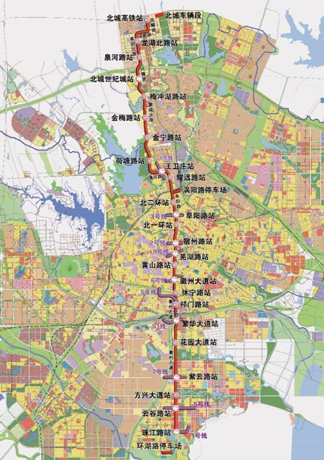 合肥地鐵8號(hào)線最新線路圖詳解及線路概覽